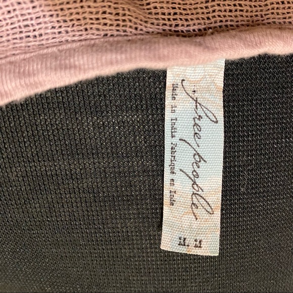 Free People lavender open back sleeveless top sz M - Picture 4 of 6